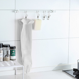 Stainless Steel Storage Clips And Hooks 4 Pcs Anti Corrosion Modern Design For <b>Bathroom</b> <b>Kitchen</b> Use - Product Image 3