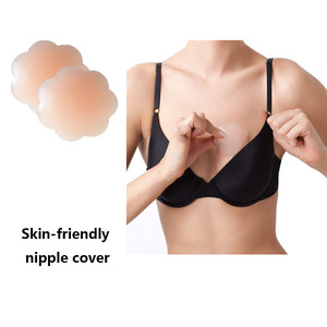 Cubrepezones Personalizados Tipo Empanada, Buen <span class=keywords><strong>Precio</strong></span>, Reutilizables, Lavables, Transpirables, de Silicona, Adhesivos para Mujer - Product Image 2