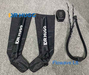 Appareil de massage des jambes DR.HUGO Flowave L8 avec bottes à compression d'air pour soulager les douleurs, la récupération et l'utilisation à domicile - Product Image 6