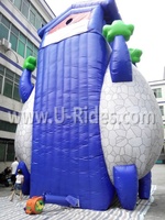 Mur d'escalade gonflable en PVC élevé pour adultes et enfants parc sportif arbre roche escalade toboggan parc d'attractions caractéristique