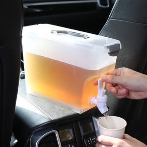 Jarra de Plástico DD1450 para Infusión con Cubeta para Frutas, Dispensador de Bebidas Frías para Refrigerador - Product Image 4