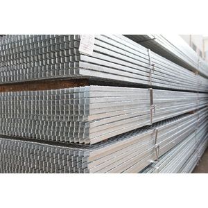 Grille soudée en acier galvanisé renforcé à dents et à barres rondes pour la construction navale - Product Image 1