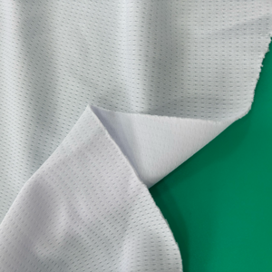 Tissu en maille tricotée à petits carreaux double face 100 % polyester, écologique, extensible, séchage rapide, doublure épaisse pour le cyclisme - Product Image 4