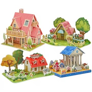 Mini Câu Đố Thủ Công Chàng Trai Và Cô Gái Giáo Dục Đồ Chơi Thiết Lập Sáng Tạo Tự Làm Món Quà Sinh Nhật Thiết Lập Trẻ Em EPS Bọt 3D Trò Chơi Ghép Hình Câu Đố - Product Image 1