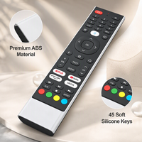 Control Remoto de Silicona Personalizado de 45 Teclas para TV, Proyector y Audio, Diseño Personalizado 1 a 1 con 4 Teclas de Acceso Rápido Grandes OEM