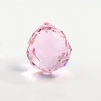 30mm rose K9 cristal lustre boule