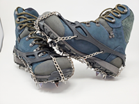 Équipement de sports de plein air thermique accessoires de camping bottes de randonnée équipement de pêche chaussures de sécurité crampons à glace micropointes pour la randonnée