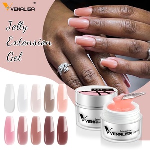 VENALISA 15ML OEM/ODM Manicure Private Label LED UV Fast Cure <strong>Nail</strong> Extension Thick Camouflage Color <strong>Nail</strong> Art Building Jelly <strong>Gel</strong> - Product Image 6