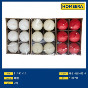 Commercio all'ingrosso 28g candele d'argento 96 scatole Per cartone Per le decorazioni del partito - Product Image 1