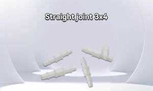 Nuevos kits de piezas de repuesto Gwin Junta recta 3x3 Color blanco Junta recta para uso - Product Image 2