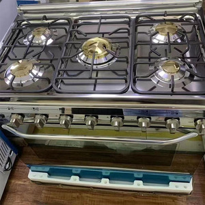 Appareil de Cuisine Cuisinière <span class=keywords><strong>à</strong></span> <span class=keywords><strong>Gaz</strong></span> 5 Brûleurs Autonome Avec <span class=keywords><strong>Four</strong></span> pour Pizza <span class=keywords><strong>et</strong></span> Cuisinière <span class=keywords><strong>Électrique</strong></span> - Product Image 3