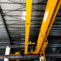 Grue à pont à double poutre de type européen NLH de qualité supérieure avec commande de fréquence variable, capacité 10t, 20t, 50t, 80t, 100 tonnes, avec chariot