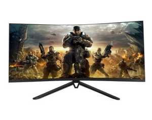 Moniteur de jeu 4k de 34 pouces, écran de bande 21:9, 3480 Ips, Base rotative incurvée, écran de jeu, 165hz - Product Image 2