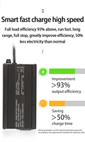 Chargeur d'alimentation C600M 60V 72V 7A lifepo4 04/plomb acide/li ion chargeur pour vélo électrique, moto électrique, scooter, voiture bébé