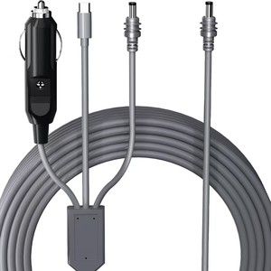 Mini Car Cigarette Lighter 12V 60W <b>USB</b> Type A Fast Charging <b>Cable</b> One To Three Port DC Charger For Vehicle Use - Product Image 3
