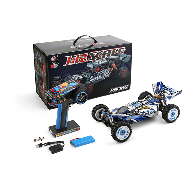 124017 75KM/H High Speed 1/12 Rc Car Remote Control Brushless Fast Rc Racing Cars for Adult