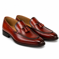 Mocassins Roma de luxe, chaussures habillées pour affaires, chaussures à enfiler sophistiquées, design classique moderne, chaussures en cuir confortables et personnalisées