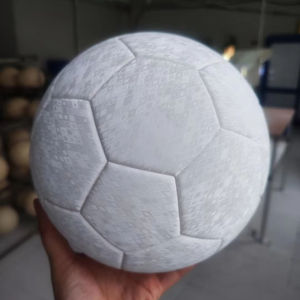 Balón de entrenamiento de carreras, cosido a máquina, ligero, de alta calidad, blanco puro, talla 5, personalizable - Product Image 1