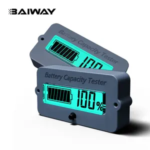 Baiway ly4k 24V 36V 48V phổ chì axit Pin điện áp Công suất Màn Hình Pin coulometer Meter Pin chỉ số cho xe