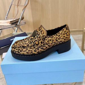 Zapatos de Boda Unisex de Diseño de Alta Calidad con Estampado de Leopardo, Zapatos Sin Cordones de Cuero Genuino de Marca de Moda - Product Image 5