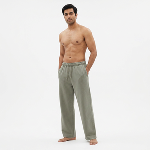 Custom Straight Wide Leg <b>Trouser</b> Loose Fit Polyester Jersey Sweatpants Men Baggy Track Sweat Pants for Men - Product Image 1