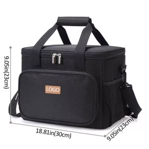 Custom Logo Waterproof Portable Large Capacity Insulated Zipper Lifestyle <b>Camping</b> Picnic Food Lunch <b>Box</b> Cooler Bag for Adult - Product Image 6