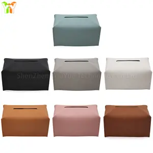 Kotak Tisu Wajah PVC Persegi Panjang, Pemegang Kotak Tisu Wajah/Penutup Kotak Tisu Persegi Panjang Dekorasi untuk Kamar Mandi