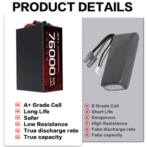 Mới nhất tùy chỉnh pin Lithium ion 8S 76000mAh 10c 30V Pin lithium ion gói cho Drone trạng thái rắn Li Ion pin cho UAV - Product Image 4