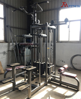 Équipement de gymnastique multifonctionnel 5 stations Machine avec banc de musculation bras et épaule poitrine multifonction de haute qualité