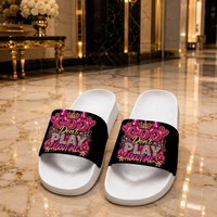 Sandales en EVA de dessin animé We Bare Bears, dessus en PU confortable, semelle extérieure en PVC, vente en gros