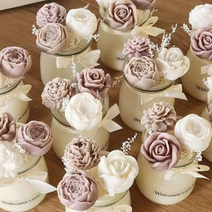 Velas Aromáticas Românticas por Atacado, Velas Mini Elegantes, Velas Decorativas Florais, Presentes de Fragrância Luxuosa para Decoração de Casa e Casamentos - Product Image 2