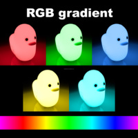 Veilleuse pour bébé douce pour la peau, mignon petit canard LED rechargeable, batterie, changement de couleur, portable, aide au sommeil pour la chambre de bébé