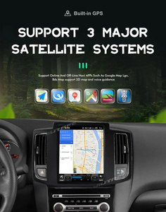 Autoradio 10.4 pouces Android Multimedia Player pour Nissan MAXIMA 2009-2014 Car Audio Stereo GPS Navigation Head Unit 2din Screen - Product Image 6