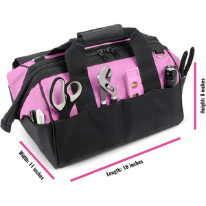 Sac de rangement pour outils en tissu 210T épaissi et imperméable, personnalisé en usine, grande capacité, pour réparation automobile et pièces de quincaillerie - Product Image 2