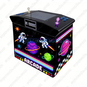 Máquina de Juego Arcade Interactiva para 2 Jugadores, Operada con Monedas, 60 en 1, Mesa de Juego Plegable Tipo Cóctel, Juego Cara a Cara en Inglés - Product Image 3