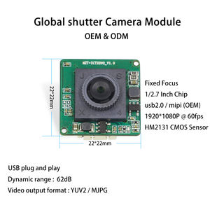 Obturador global de baja potencia HM2131 1080p 60FPS mini módulos de cámara CMOS HDR amplio dinámico bajo <span class=keywords><strong>Lux</strong></span> video Módulo de cámara industrial USB - Product Image 2