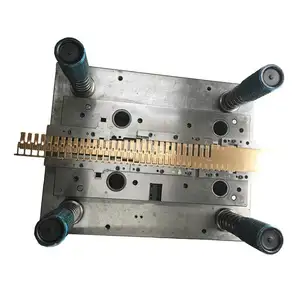 Molde de estampado de terminales de metal personalizado de alta precisión, juego de herramientas de troquel de estampado de hoja fría y caliente progresiva