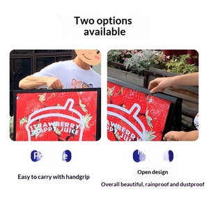 Expositor de Carteles para Exteriores, Soporte Vertical de Pie para Carteles de Doble Cara, Modelo de Soporte de Hierro para Carteles de Promoción y Reclutamiento - Product Image 4