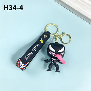 Nuevo superhéroe Venom 3 llavero Deadly <span class=keywords><strong>Guardian</strong></span> llavero pequeño regalo al por mayor bolsa muñeca colgante - Product Image 4