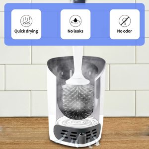 Mejor Nuevo Dispensador de Jabón para Baño, Cepillo de Silicona TPR, Cepillo de Limpieza para Inodoro - Product Image 3