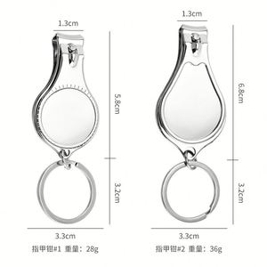 Custom Logo <b>Keychain</b> Nail Clipper Bottle Opener - <b>Personalized</b> Promotional Gift for Business Giveaways - Product Image 2