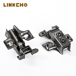 Anh phong cách Mỹ <span class=keywords><strong>Mini</strong></span> bản lề màu đen khung nhôm cửa mềm đóng sắt bản lề hẹp cạnh giảm xóc cho cửa kính bệnh viện - Product Image 3