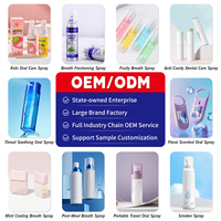 Semprotan Mulut Probiotik Ukuran Perjalanan Khusus Semprotan Penyegar Mulut Antibakteri Penghilang Bau Mulut Perawatan Mulut Mini untuk Bau Mulut Tak Sedap