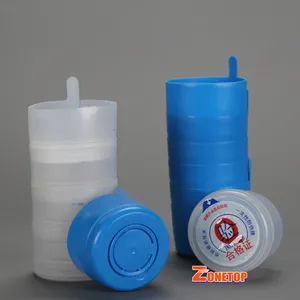 Buena tapa de cubo de agua mineral sellada de 55 mm 19 L 20 Ltr 5 galones para botellas de agua