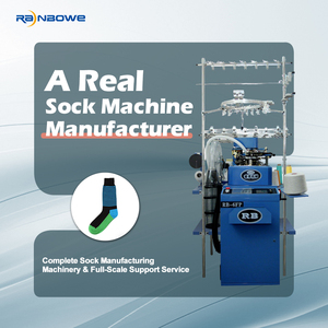 เครื่องถักถุงเท้าผ้าฝ้ายฤดูร้อนแบบคอมพิวเตอร์เต็มรูปแบบ ยี่ห้อ Shaoxing Rainbowe พร้อมเซอร์โวมอเตอร์ สำหรับผลิตถุงเท้ายาว - Product Image 1