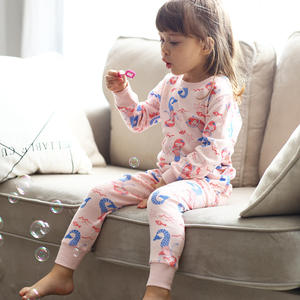 Pijamas de Bambú para Niños, Diseño Personalizado, Manga Larga, Suaves, con Dibujos Animados, 100% Algodón, Ropa de Dormir para Niñas, Venta al Por Mayor - Product Image 5