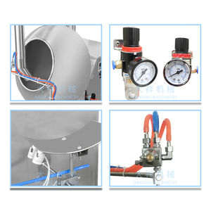 Machine d'enrobage de chocolat d'arachide de graines de sucre de pulvérisateur de qualité alimentaire BYC-600 bon marché - Product Image 4