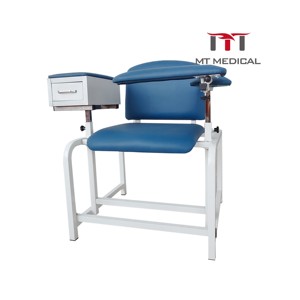 MT MEDICAL Manual Instrumentos de hospital portátiles Silla de donación de muestras de sangre Silla de flebotomía Silla de extracción de sangre - Product Image 6