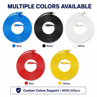 Kabel Patch Ethernet Cat6 RJ45 UTP CCA 305m OEM Kustom untuk Kabel Struktur Bangunan