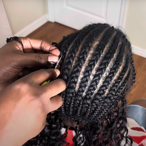 Cheveux humains bouclés <span class=keywords><strong>afro</strong></span> crépus pour crochet, plumes de cheveux pré-bouclées pour crochet, fournisseur dropshipping - Product Image 4